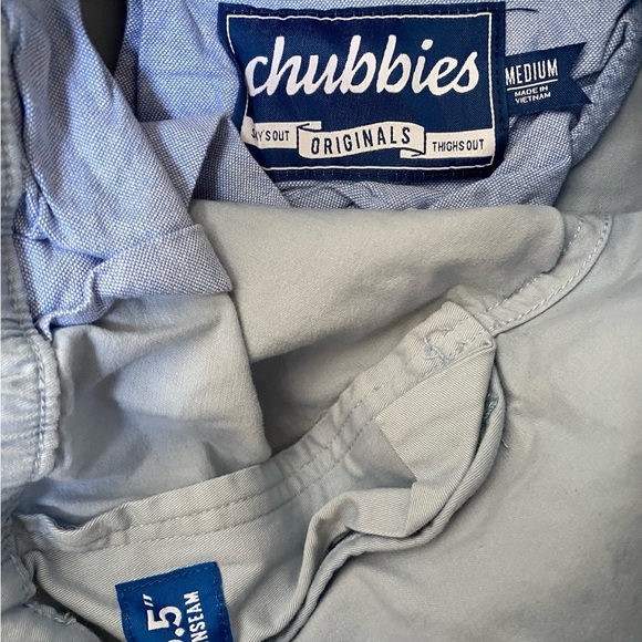 Chubbies Sky Blue Originals Shorts 5.5” M - Picture 5 of 6